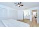 Bright bedroom with multiple closets and ensuite bathroom access at 4605 W Loughman St, Tampa, FL 33616