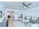 A spacious living room provides a comfortable retreat with stylish furnishings and decor at 4605 W Loughman St, Tampa, FL 33616