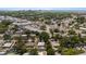 Overhead view of neighborhood showcasing proximity to local businesses, roads, and surrounding homes at 8009 Somerset Ln, Tampa, FL 33615
