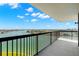 Unwind on this condo balcony and enjoy panoramic views of the surrounding water and landscape at 9425 Blind Pass Rd # 1008, St Pete Beach, FL 33706