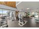 Bright and airy gym featuring modern exercise equipment and serene outdoor views at 9425 Blind Pass Rd # 1008, St Pete Beach, FL 33706
