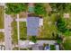 Aerial view of a house with large backyard at 109 Magnolia Ave, Seffner, FL 33584