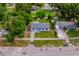 Charming single-story home with a well-maintained lawn and a newly paved driveway, complemented by mature trees at 109 Magnolia Ave, Seffner, FL 33584