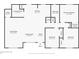 Detailed floor plan featuring a functional layout with labeled rooms, showcasing the home's spacious design at 109 Magnolia Ave, Seffner, FL 33584