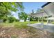 Covered patio with view of grassy backyard at 109 Magnolia Ave, Seffner, FL 33584