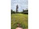 Expansive backyard with mature trees and green grass creating a peaceful setting at 19036 Blake Rd, Odessa, FL 33556