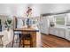 Bright, open kitchen with a spacious island, modern appliances, and ample counter space at 213 Fernwood Cir # 213, Seminole, FL 33777