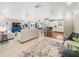 Bright open floor plan with stylish furnishings and modern decor at 213 Fernwood Cir # 213, Seminole, FL 33777