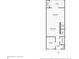 Detailed floor plan showcasing the layout of the first floor, including living room, kitchen, and dining area at 2834 Somerset Park Dr, Tampa, FL 33613
