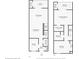 Complete floor plan displaying both floors, highlighting room dimensions and overall layout of the home at 2834 Somerset Park Dr, Tampa, FL 33613
