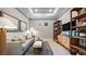 Cozy living room features neutral tones, stylish decor, and modern furnishings for a comfortable and inviting space at 29472 Velletri Ln, Wesley Chapel, FL 33543
