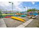Kayak storage area providing residents a place to store their kayaks on a multi-tiered storage rack at 3018 59Th S St # 209, Gulfport, FL 33707