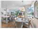 Bright, open-concept kitchen and living area with an island, breakfast bar, and modern finishes at 3519 Old Course Ln, Valrico, FL 33596