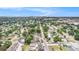 Panoramic aerial shot of the neighborhood showcasing its layout and proximity to waterfront at 3812 W Rogers Ave, Tampa, FL 33611