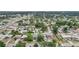 Expansive aerial view showcasing the neighborhood's layout and community at 3812 W Rogers Ave, Tampa, FL 33611