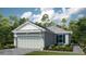 Charming single-Gathering home with a two-car garage and well-maintained landscaping at 3869 Consolare Ct, Wesley Chapel, FL 33543