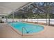 Inviting screened-in pool with lush landscaping and a comfortable patio area perfect for relaxing and entertaining at 4012 N Munro St, Tampa, FL 33603