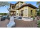 Backyard pool and spa with stone accents and spacious wooden deck at 4128 Causeway Vista Dr, Tampa, FL 33615