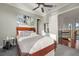 Cozy bedroom with ample natural light, stylish decor, and a comfortable bed at 4128 Causeway Vista Dr, Tampa, FL 33615