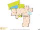 Detailed floor plan of a modern home, featuring a pool, deck, and spacious living areas at 4128 Causeway Vista Dr, Tampa, FL 33615