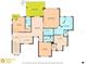 Detailed floor plan of a home, featuring multiple bedrooms and bathrooms at 4128 Causeway Vista Dr, Tampa, FL 33615