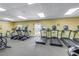 Well-equipped gym with modern treadmills and fitness machines for a complete workout experience at 4900 Brittany S Dr # 611, St Petersburg, FL 33715