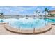 Large community pool with a zero entry provides a relaxing space for residents to enjoy at 4900 Brittany S Dr # 611, St Petersburg, FL 33715