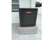 Goodman HVAC unit on a concrete stand, ensuring efficient climate control for the home at 539 Freeport N Ave, St Petersburg, FL 33702