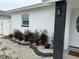 Landscaping with colorful plants in front of a white house at 539 Freeport N Ave, St Petersburg, FL 33702