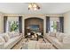 Bright and airy living room with recessed niche and sliding glass doors showcasing the natural light at 589 52Nd N Ave, St Petersburg, FL 33703