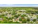Aerial neighborhood view shows convenient access to a school nearby at 7276 21St Street N, St Petersburg, FL 33702