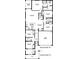 Open-concept floor plan featuring spacious living areas, kitchen with island, and five cozy bedrooms at 7670 Wheat Stone Dr, Zephyrhills, FL 33540