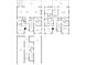 Detailed floor plan showcasing the layout of this modern home, featuring multiple bedrooms and living spaces at 820 Bay Point Dr, Madeira Beach, FL 33708