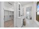 Hallway leading to closet and bathroom at 820 Bay Point Dr, Madeira Beach, FL 33708