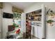 Breakfast nook area featuring pantry with washer/dryer hookups and natural lighting at 9616 Carlsdale Dr, Riverview, FL 33578