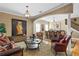 Spacious living and dining area offering hardwood floors, high ceilings, and sophisticated decor at 3118 W Bay Villa Ave, Tampa, FL 33611