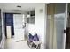 Enclosed porch area with washer/dryer at 101 Cambridge Trl # 205, Sun City Center, FL 33573