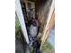 Exterior of a house showing a water heater at 1107 Grant St, Clearwater, FL 33755