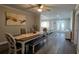 Comfortable dining room with a dining table, chairs, and seamless access to the living spaces at 13330 Fort King Rd, Dade City, FL 33525