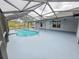 Enjoy this screened-in pool area, perfect for relaxation and outdoor entertaining in privacy at 13551 Banner Rd, Spring Hill, FL 34609
