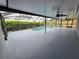 Enclosed pool area with screened-in patio at 13551 Banner Rd, Spring Hill, FL 34609