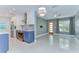 Modern home with sleek floors, updated kitchen, and a bright, open living area at 2051 Indigo Dr, Clearwater, FL 33763