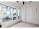 Enclosed patio with outdoor view and glass door at 2316 Lake Woodberry Cir, Brandon, FL 33510