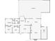 Floorplan showing the layout of the home, including bedrooms, bathrooms, kitchen, and living areas at 2523 Krueger Lane, Tampa, FL 33618
