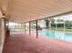 Screened-in pool and patio providing an outdoor space for relaxation and entertainment at 2523 Krueger Lane, Tampa, FL 33618