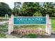 Forest Run Park sign provides a warm welcome to residents to enjoy outdoor amenities at 3089 Ashland Ter, Clearwater, FL 33761