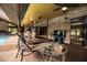 Covered patio overlooking the pool, perfect for outdoor dining and entertainment at 309 Hidden Lake Dr, Brandon, FL 33511