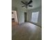 Bedroom with wood-look floors and closet at 3713 N 31St St, Tampa, FL 33610