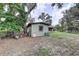 View of a single-story home and lush surrounding trees at 5290 Cyril Dr, Dade City, FL 33523