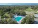 Aerial view of a well-maintained community pool, perfect for relaxation and recreation at 5303 Cottonwood Tree Cir, Valrico, FL 33596